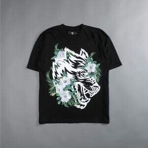 OG Classic DARC SPORT Native Wolf "Premium" Oversized Tee in Black Size L